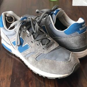 New balance grey royal suede 565 size 14 classic